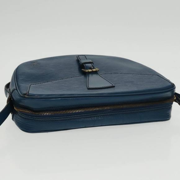 LOUIS VUITTON Epi June Feuille Shoulder Bag Blue M52155 LV Auth 100474 - Picture 6 of 16